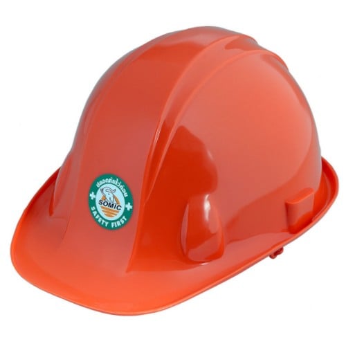 SKI - สกี จำหน่ายสินค้าหลากหลาย และคุณภาพดี | SOMIC 425-OR หมวกวิศวะ พร้อมไส้หมวก สีส้ม